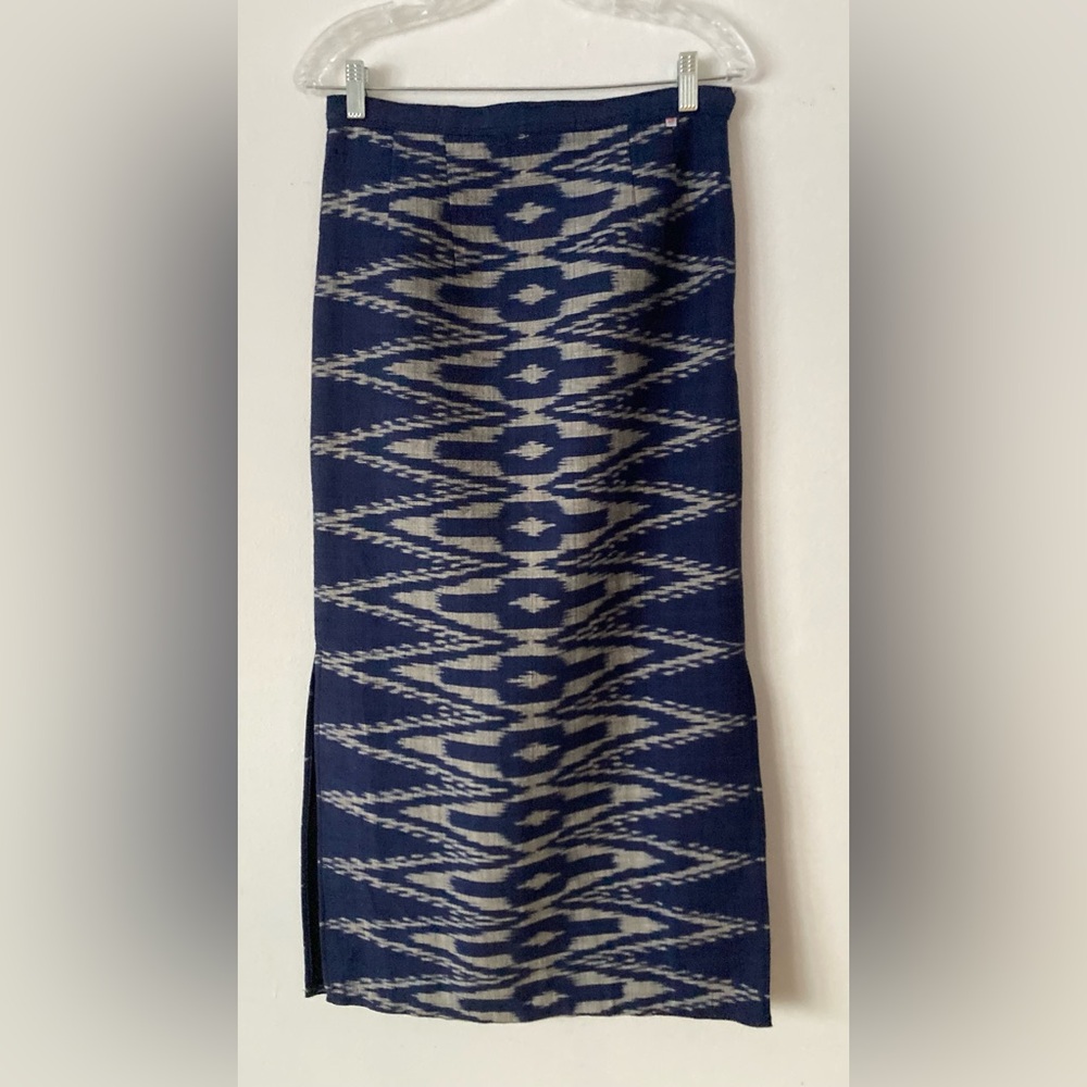 Handwoven Ikat skirt from Bangkok SZ Small/4